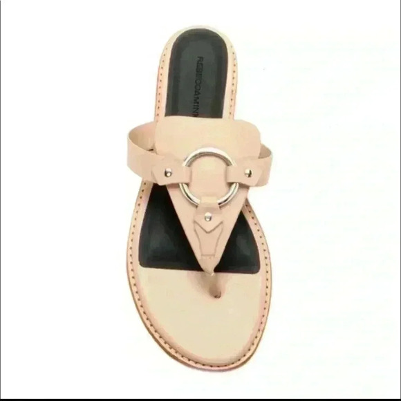 NWT REBECCA MINKOFF Nude Sheena Thong Sandal - Picture 1 of 3